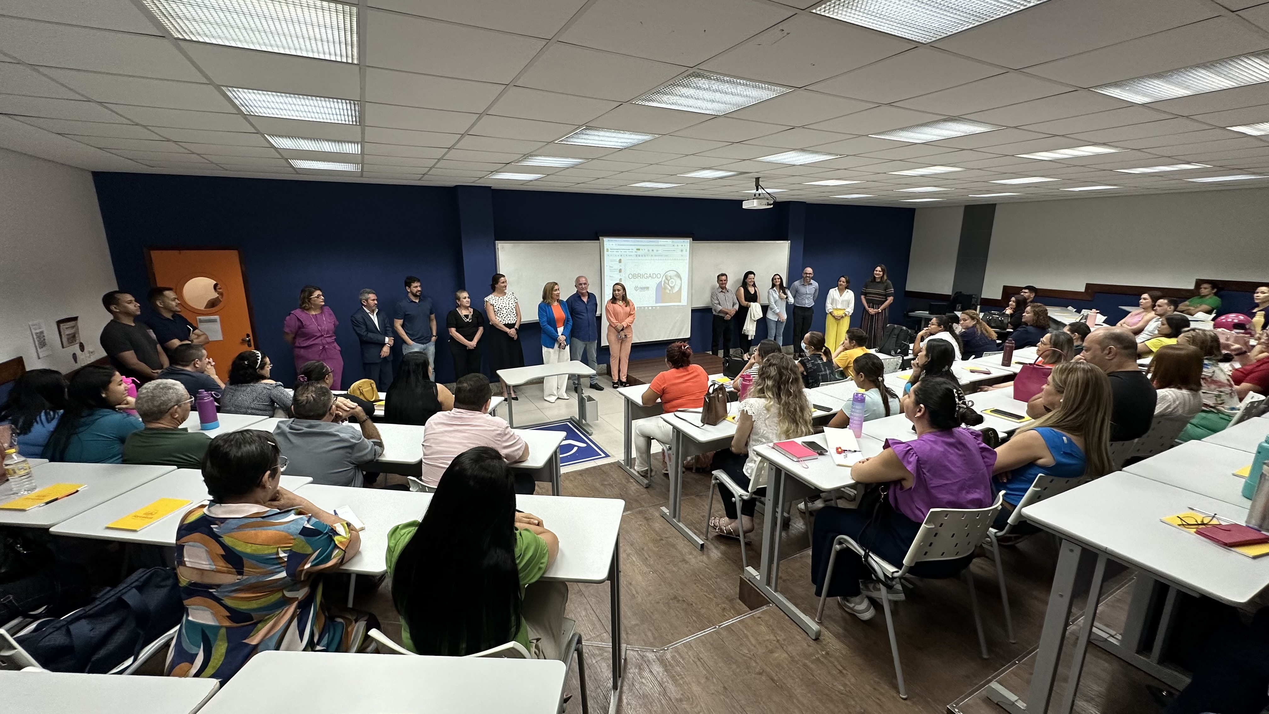 sala de aula da capacitação